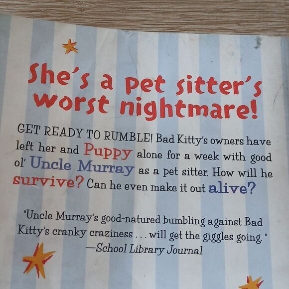 Bad Kitty VS Uncle Murray Graphic Novel Nick Bruel 2010 - Picture 10 of 13